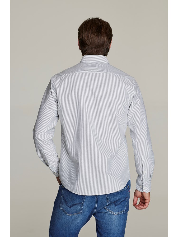 Oxford stripet skjorte - regular fit 7249053_GOH-JEANPAUL-S22-Modell-back_22168.jpg_Back||Back
