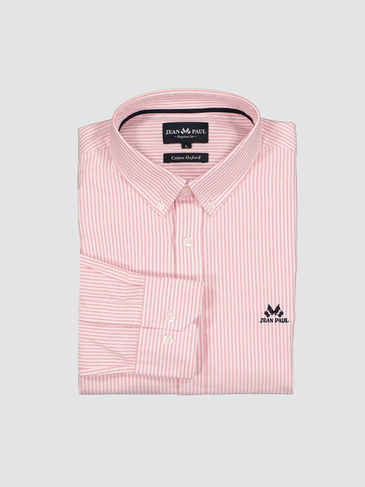 Oxford stripet skjorte - regular fit 7249053_MTA-JEANPAUL-S22-front_60864.jpg_Front||Front