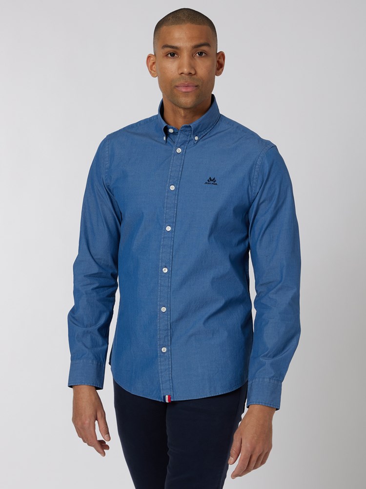 Anton indigo shirt - regular fit 7249316_D05-JEANPAUL-S22-Front_4661.jpg_Front||Front