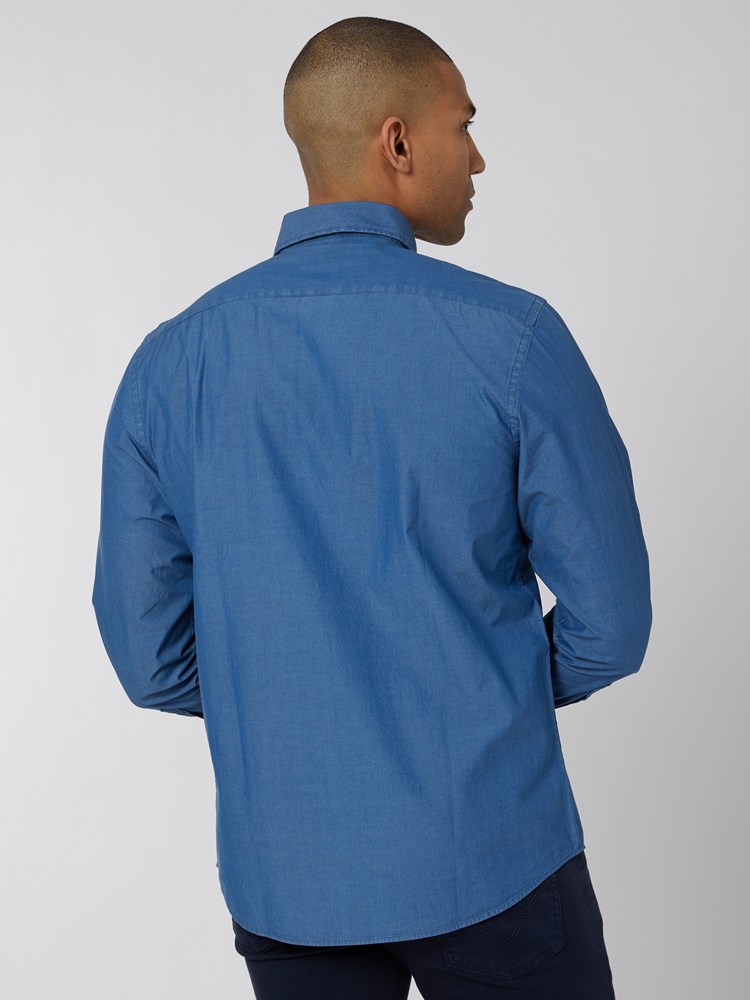Anton indigo shirt - regular fit 7249316_D05-JEANPAUL-S22-Front_67.jpg_Front||Front