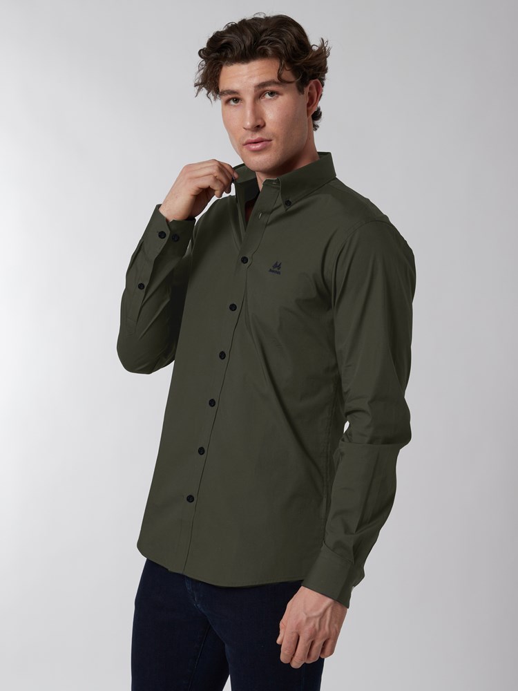Patrick skjorte - slim fit 7500141_EM6-JEANPAUL-A22-Modell-Front_4934 _4grønn.jpg_