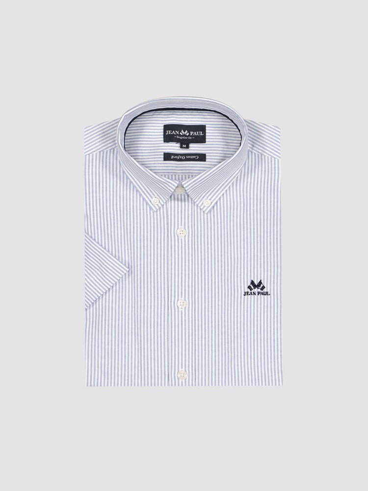 Oxford stripet skjorte - Regular fit 750417_EN3_Jean Paul_Oxford Stripet Skjorte_H23.jpg_